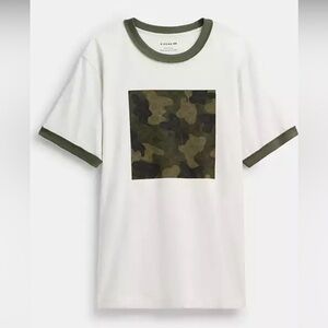 Camo Print T-Shirt with Green Trim CW770
XXL